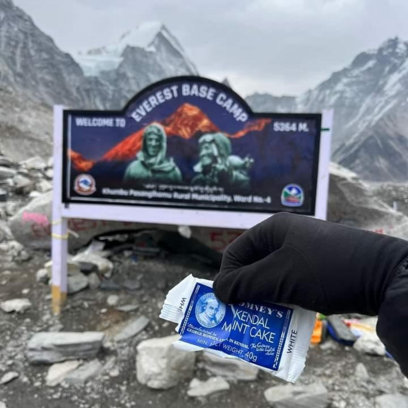 Romney's Mint Cake at Everest Base Camp